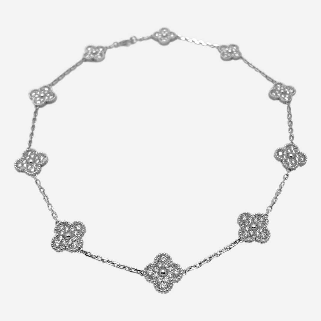Classic Van Cleef Alhambra necklace