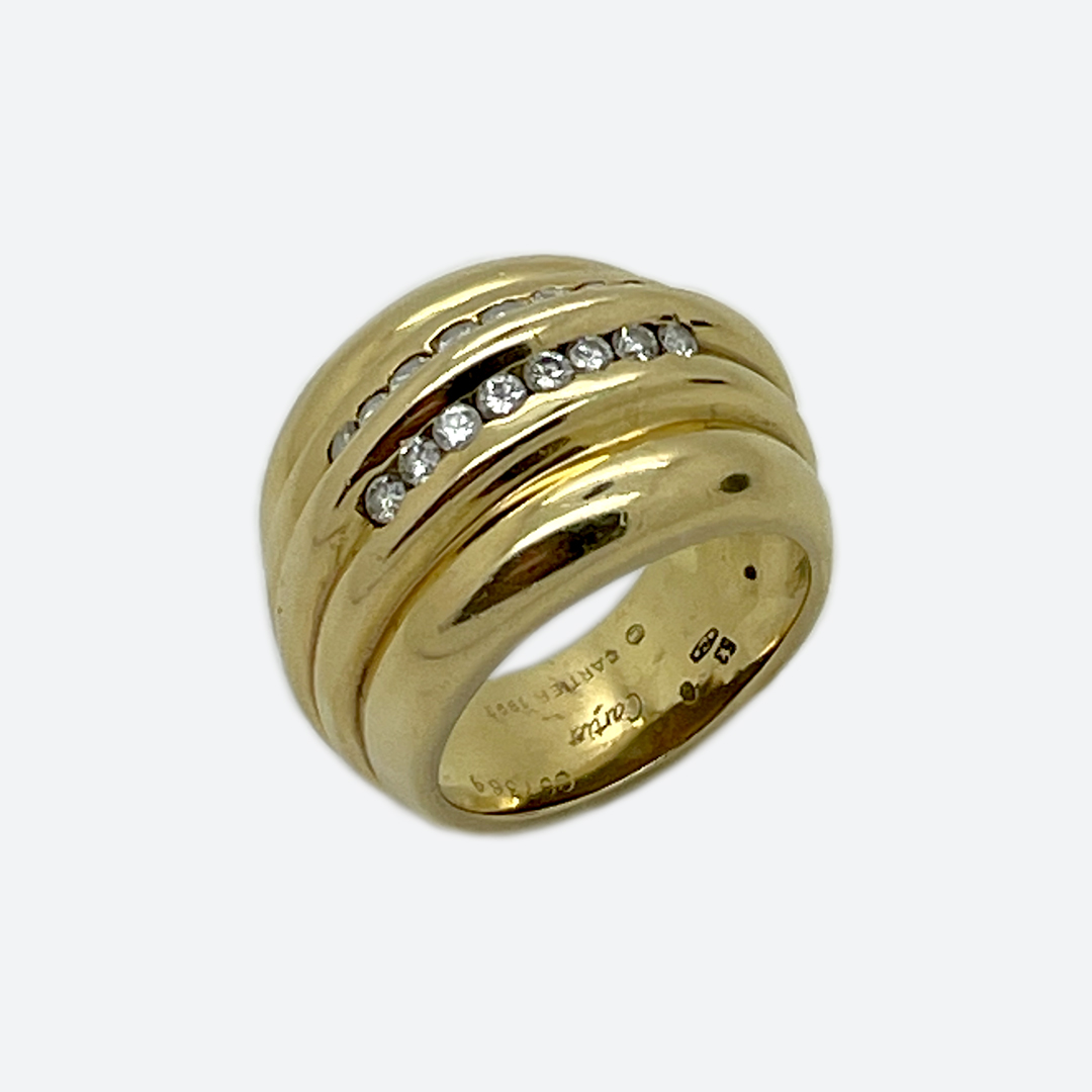 Band ring signed Cartier