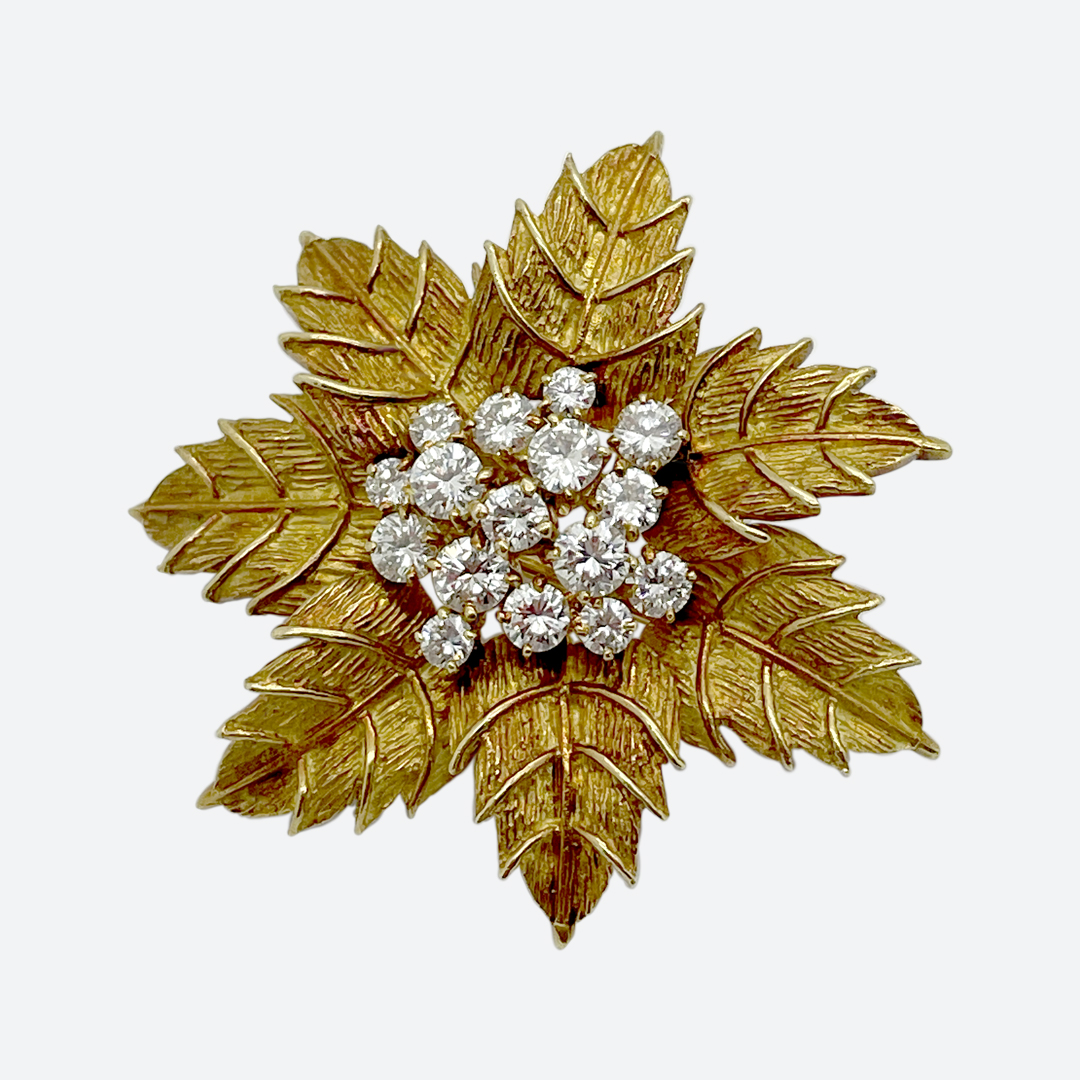 1950s brooch signed Bulgari